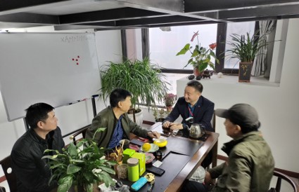 秦商总会乡村振兴工作委员会赴西安市 苗木花卉协会考察交流