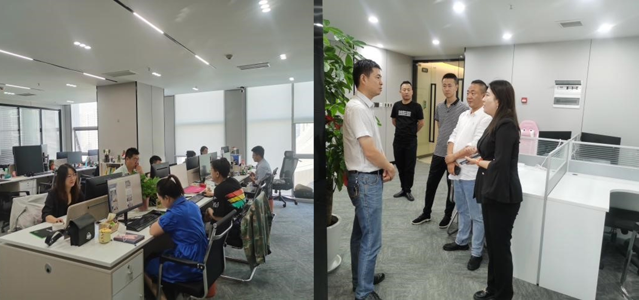秦商总会乡村振兴工作委员会秘书长赴会员企业中秦传媒集团考察参观(图2)