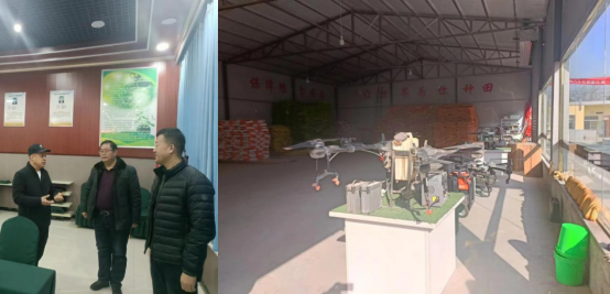 秦商总会乡村振兴工作委员会走进阎良区金丰公社考察交流“规模化种植助力乡村振兴”(图3)